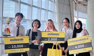 นิสิตสาขาวิชาภาษาจีนได้รับรางวัลจากการแข่งขันแปลล่ามไทยจีน-จีนไทยระดับอุดมศึกษา
